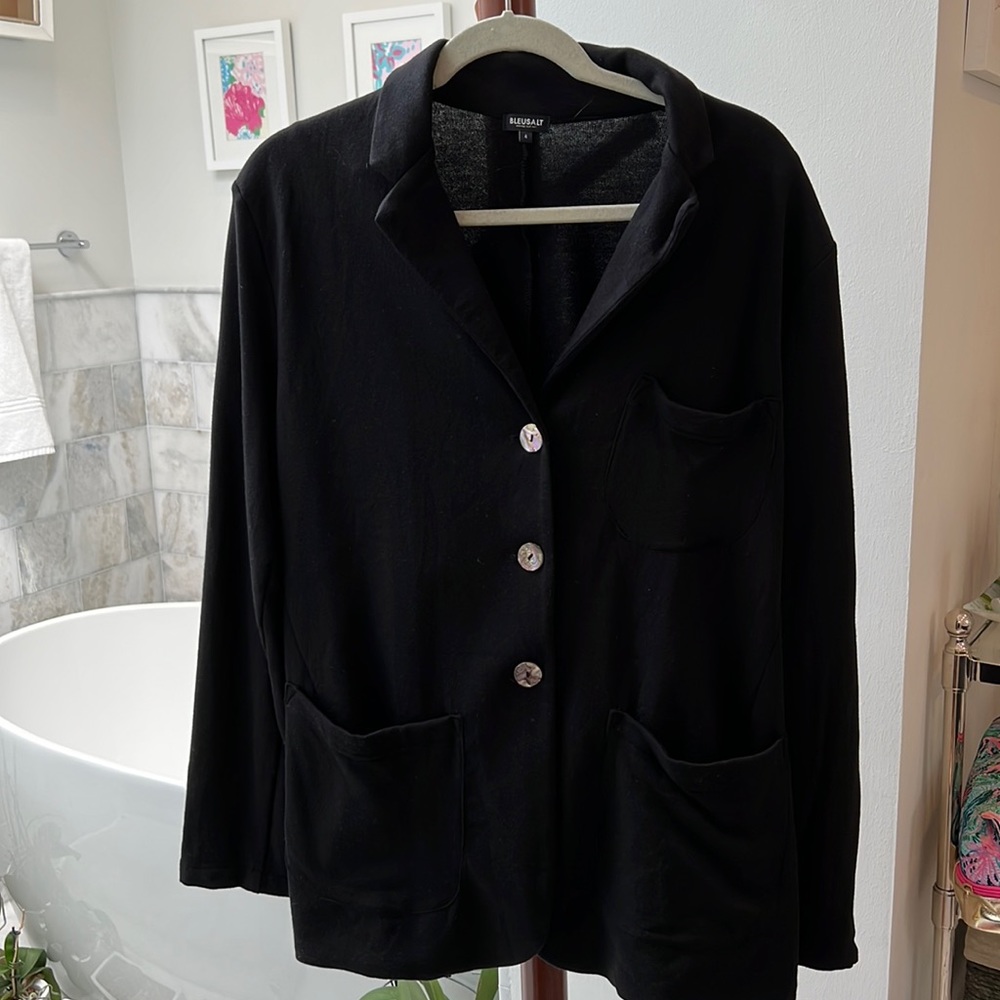 Bleusalt Lightweight Jacket Black size 4